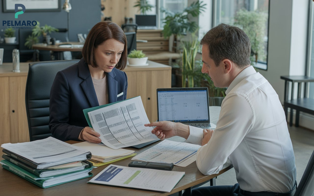 Sample Irish employment contract highlighting written core terms of employment under the Terms of Employment Information Act.