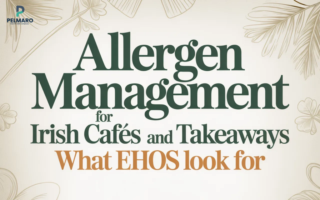 Allergen matrix in Irish café kitchen for EHO compliance