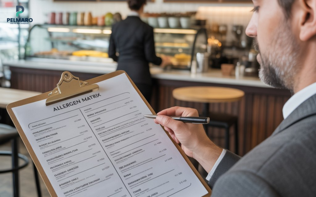 Allergen Management for Irish Cafés: staff following safe food handling procedures
